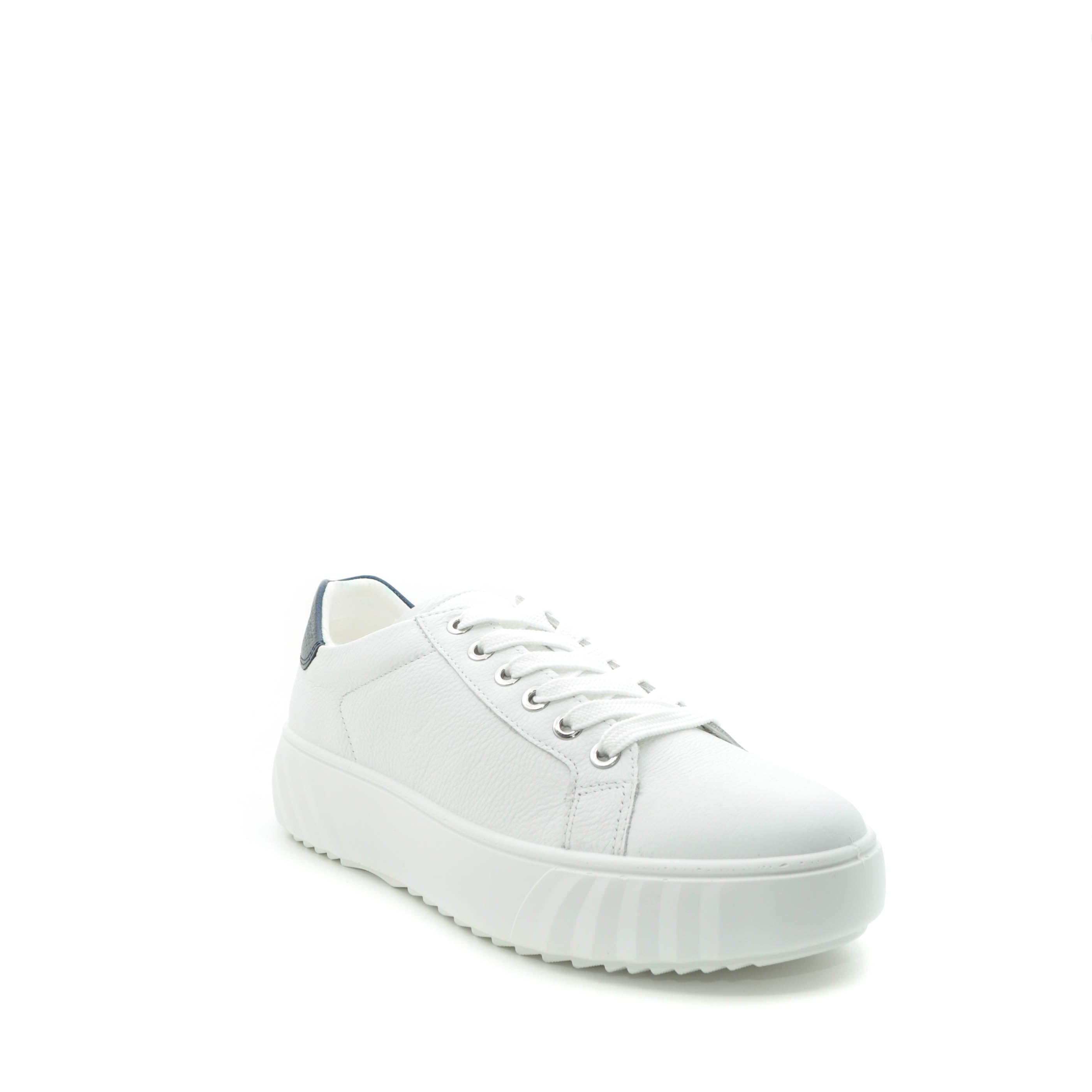 white wide fitting shoe