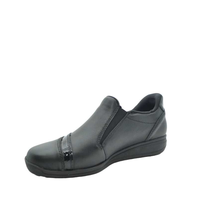 Load image into Gallery viewer, black work shoes for women
