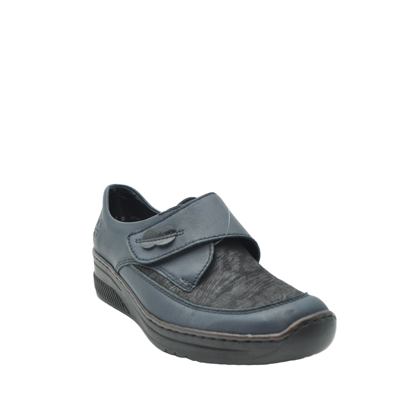 Load image into Gallery viewer, navy rieker shoes bandon
