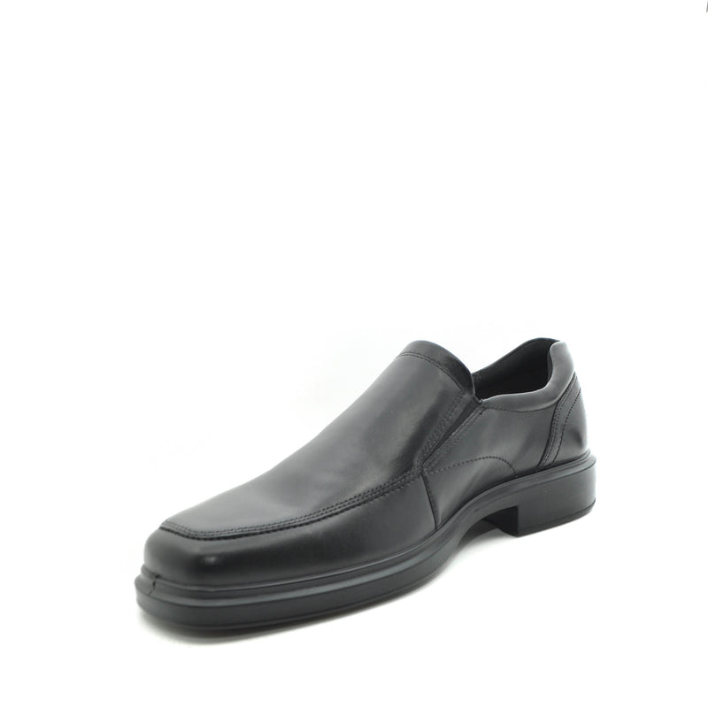 Load image into Gallery viewer, ecco black slip on shoes
