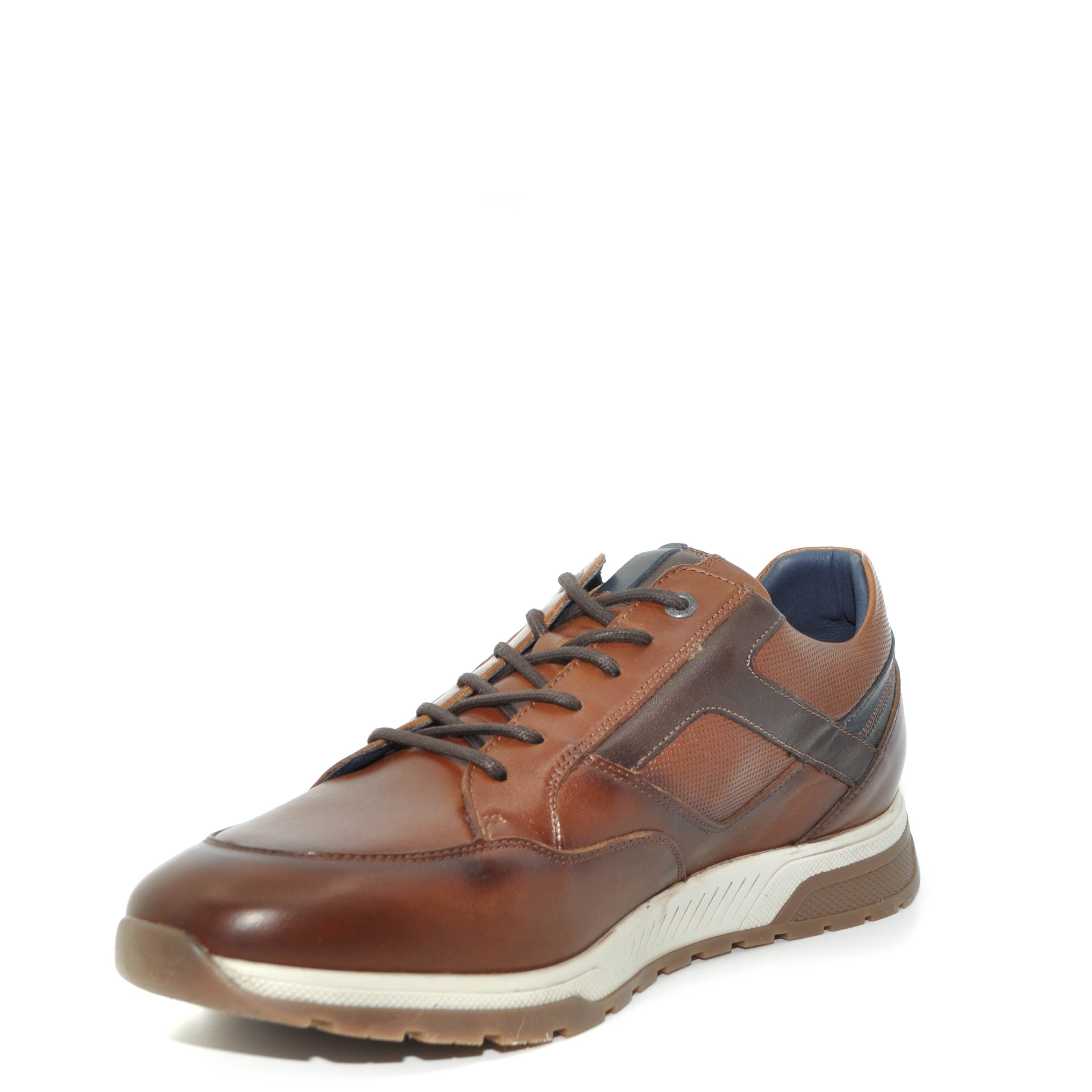 fluchos brown leather shoes