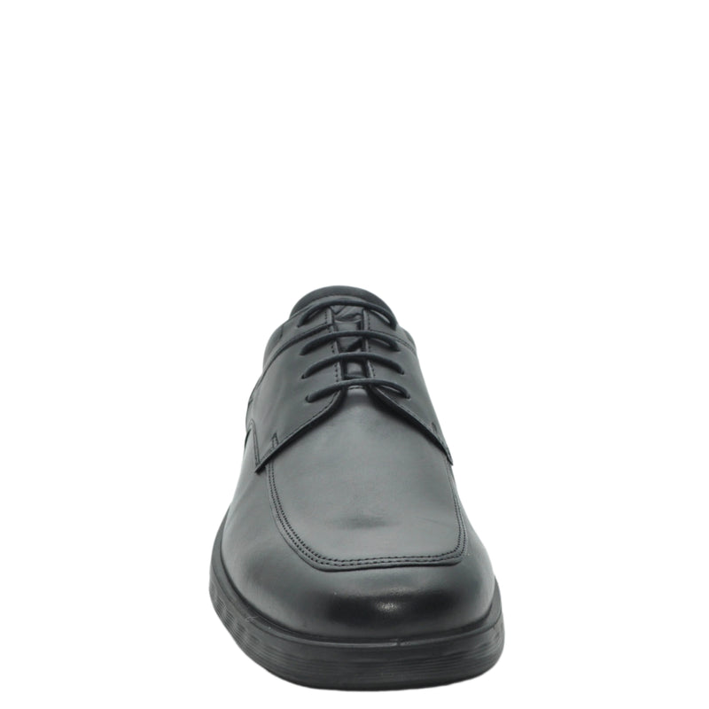 Load image into Gallery viewer, black smart casual shoes for men
