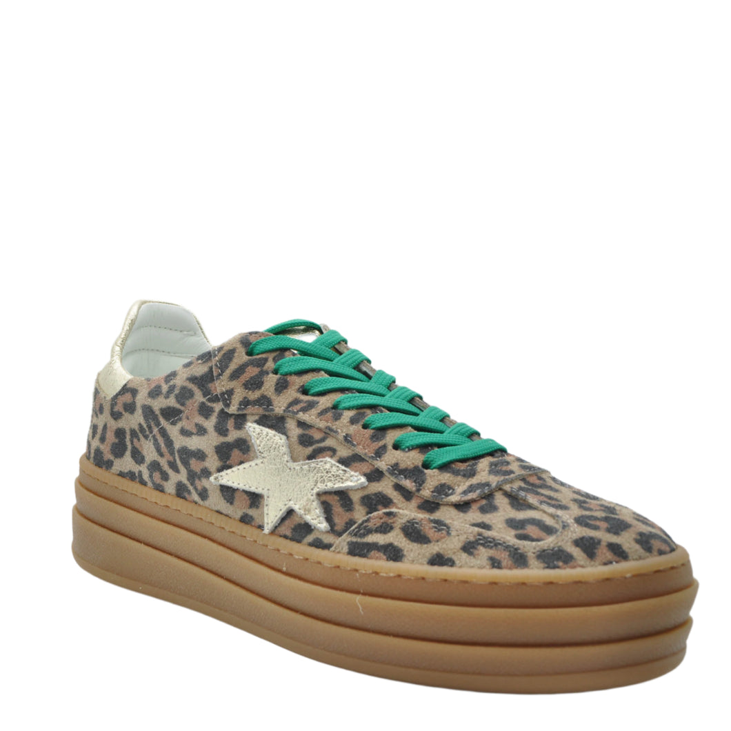 leopard print trainers