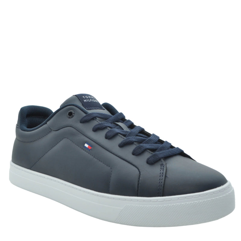 Load image into Gallery viewer, navy tommy trainers
