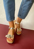 gold sandals for women