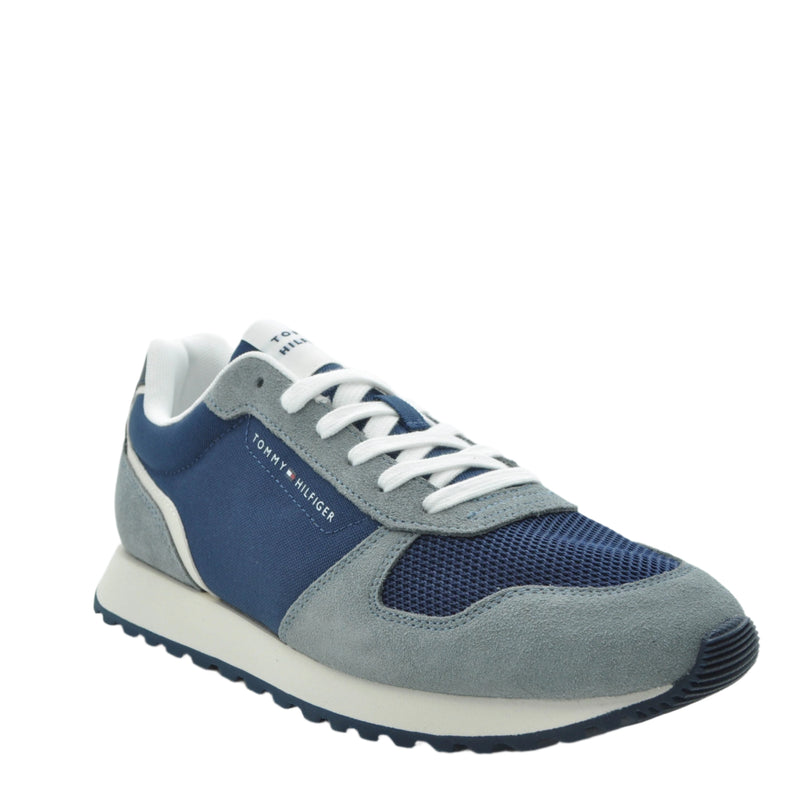 Load image into Gallery viewer, navy tommy hilfiger trainers
