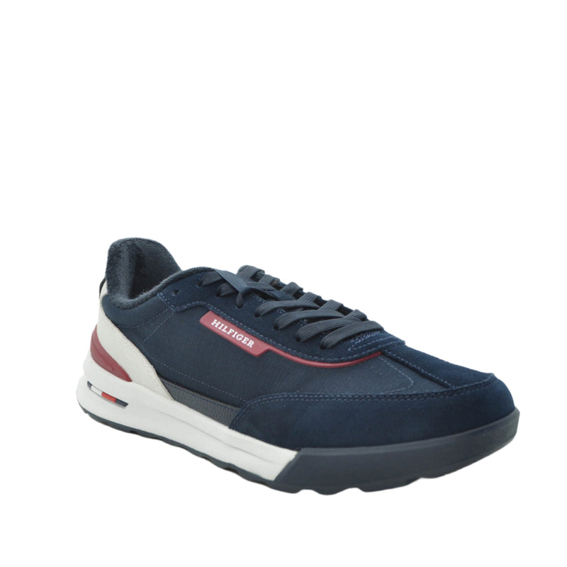 Load image into Gallery viewer, navy tommy hilfiger trainers
