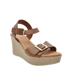 Load image into Gallery viewer, brown wedge sandals