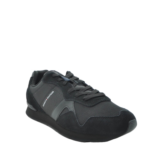 black tommy trainers