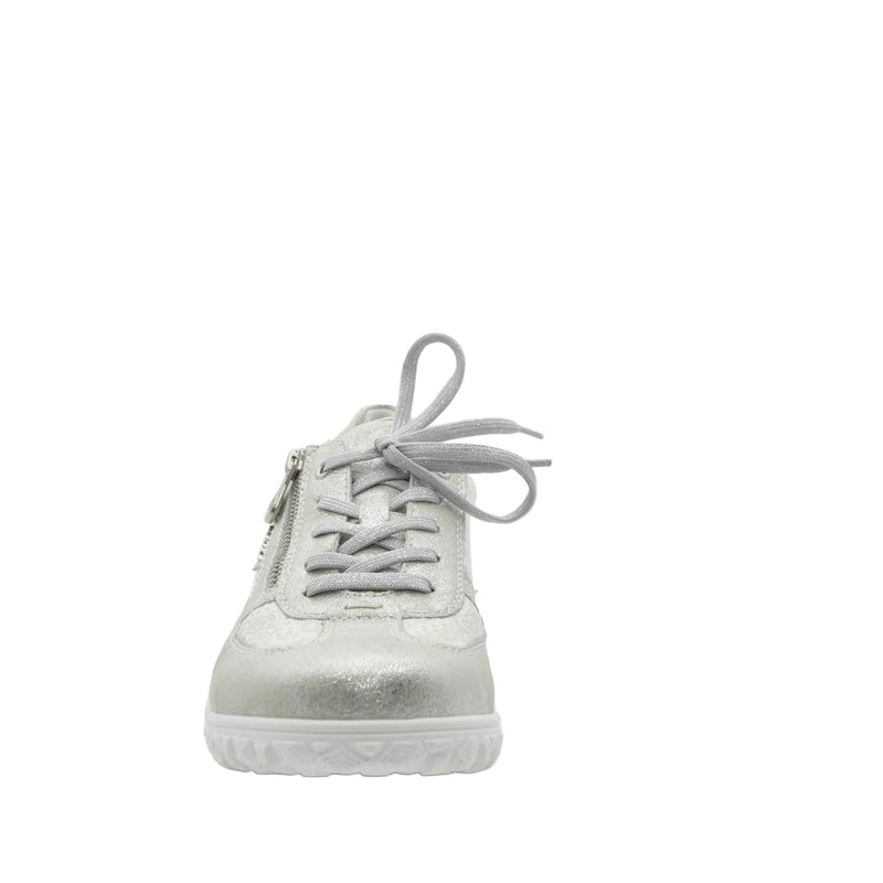 Load image into Gallery viewer, silver rieker shoes
