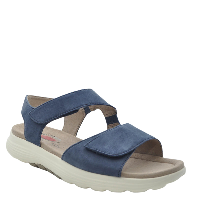 Load image into Gallery viewer, navy walking sandals
