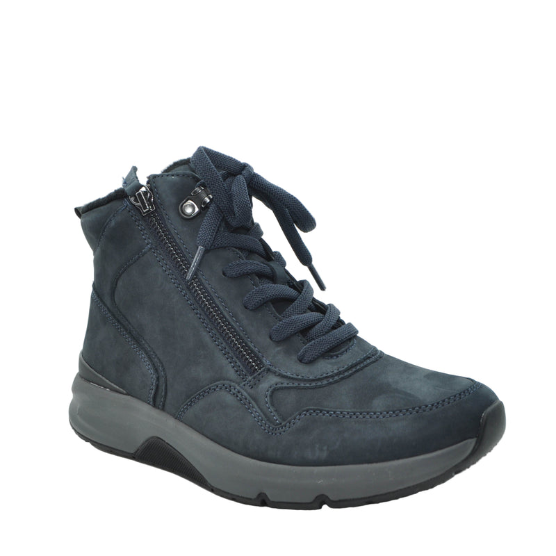 Load image into Gallery viewer, navy walking boots
