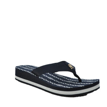 Load image into Gallery viewer, navy tommy hilfiger flip flops