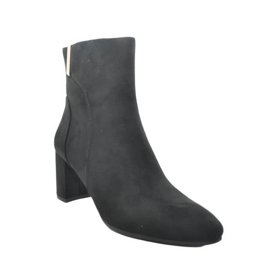 black heeled boots for women