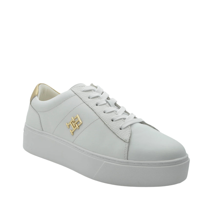 Load image into Gallery viewer, white trainers tommy hilfiger
