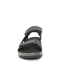 Load image into Gallery viewer, mens black walking sandals