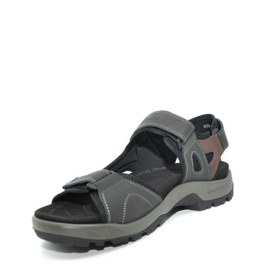 mens black sandals