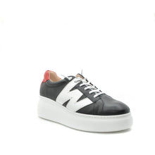 Load image into Gallery viewer, black designer trainers
