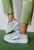 white fashion trainers for women