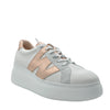 white platform trainers