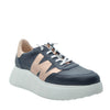 navy ladies casual trainers