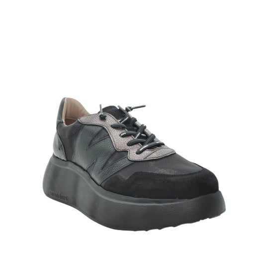 pewter platform trainers