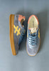 blue suede trainers
