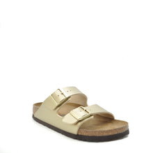 Load image into Gallery viewer, gold birkenstocks