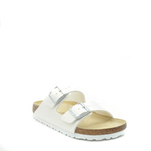 Load image into Gallery viewer, white birkenstock