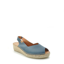 Load image into Gallery viewer, toni pons navy wedge