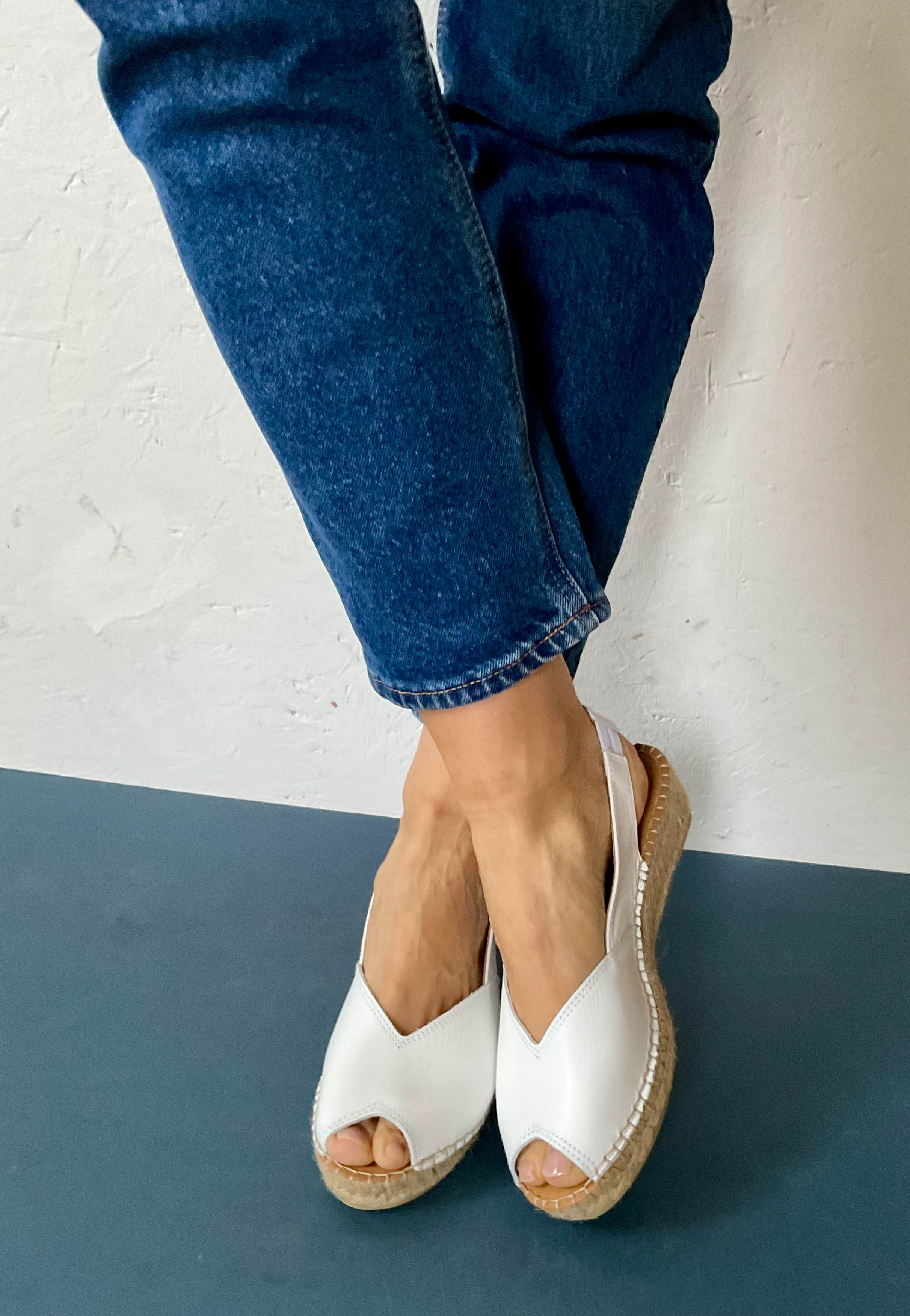 white low heel wedge sandals