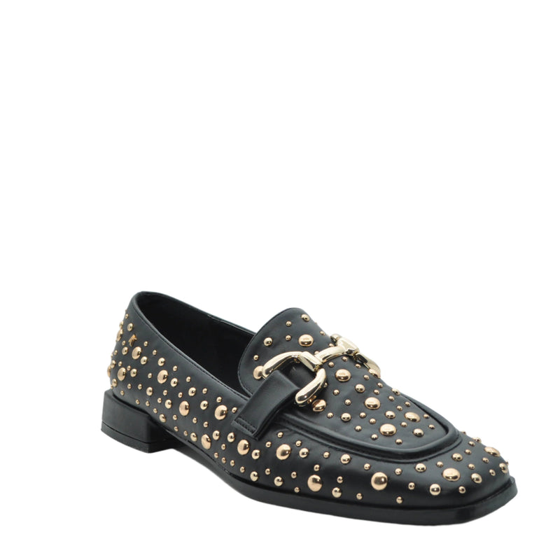 Load image into Gallery viewer, black fashionable loafers
