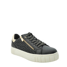 Load image into Gallery viewer, black fashion trainers