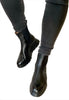 black ladies ankle boots