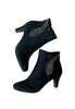 black dressy ankle boots