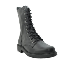 Load image into Gallery viewer, black clarks biker boots