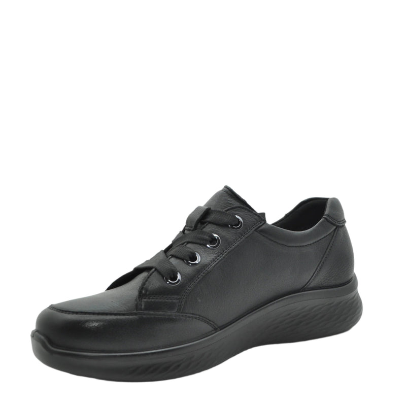 Load image into Gallery viewer, black casual shoes for women
