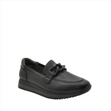 Load image into Gallery viewer, black moccasin shoes for women