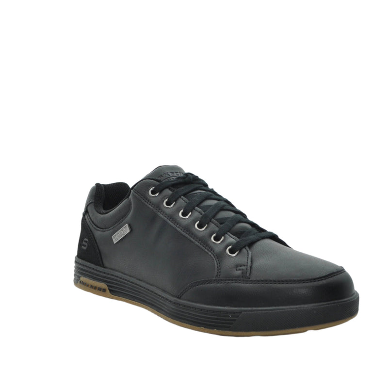 Load image into Gallery viewer, black waterproof skechers shoes for men
