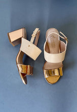 Load image into Gallery viewer, gold wedding sandals