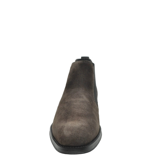 brown suede chelsea boots for men