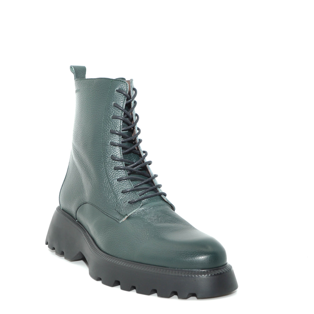 wonders green combat boots