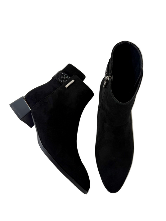 black suede boots