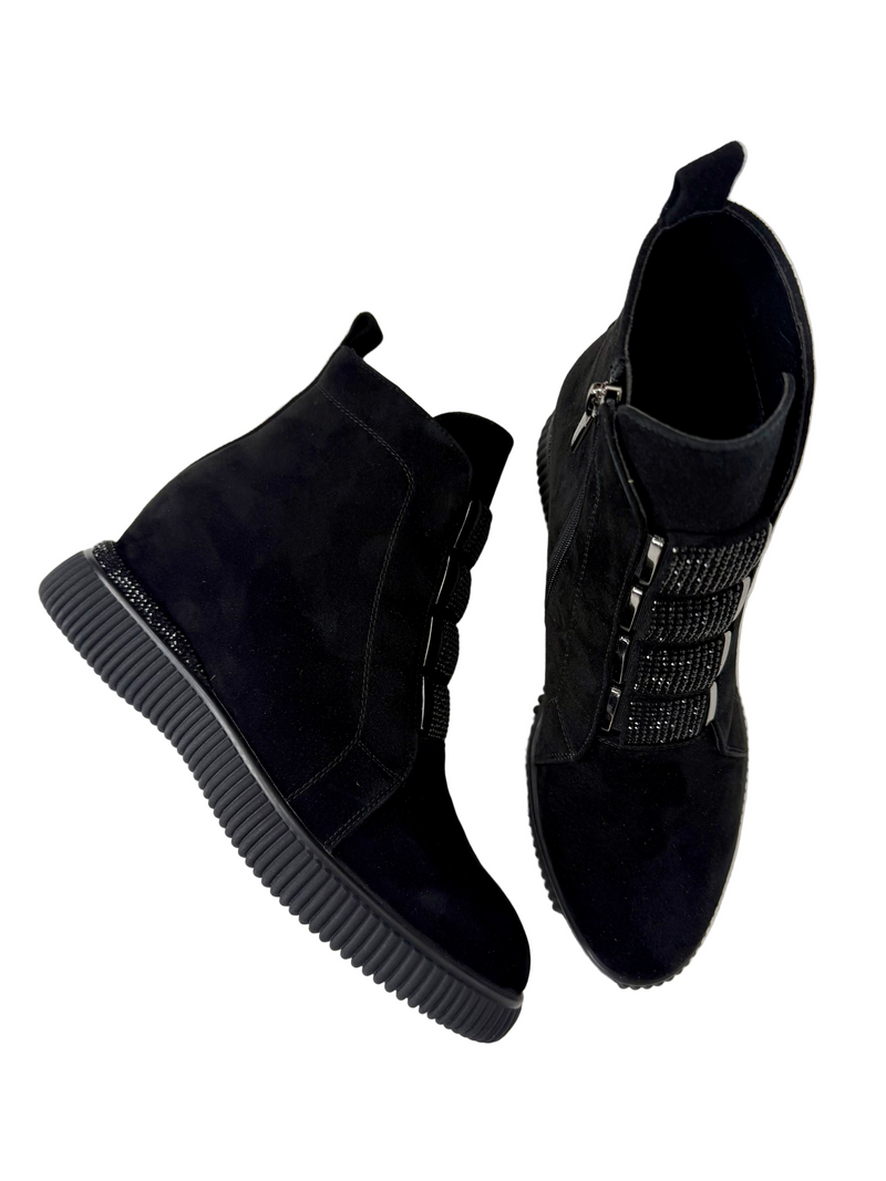 Load image into Gallery viewer, dressy wedge boots
