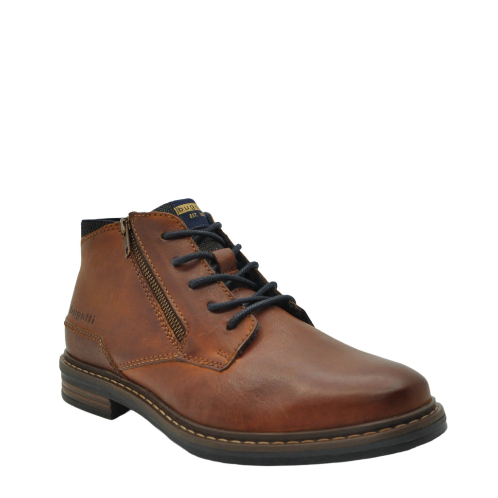 mens leather ankle boot