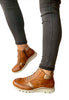 brown casual boots for women