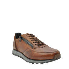 Load image into Gallery viewer, mens brown leather sporty shoes