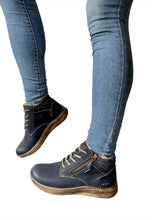 Load image into Gallery viewer, josef seibel navy boots