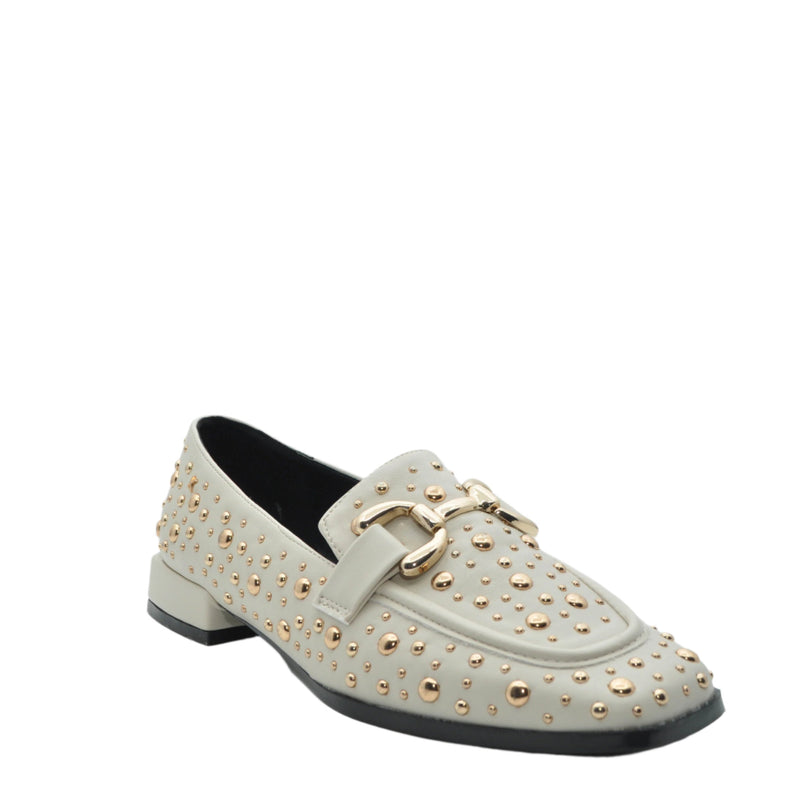 Load image into Gallery viewer, cream womens loafers

