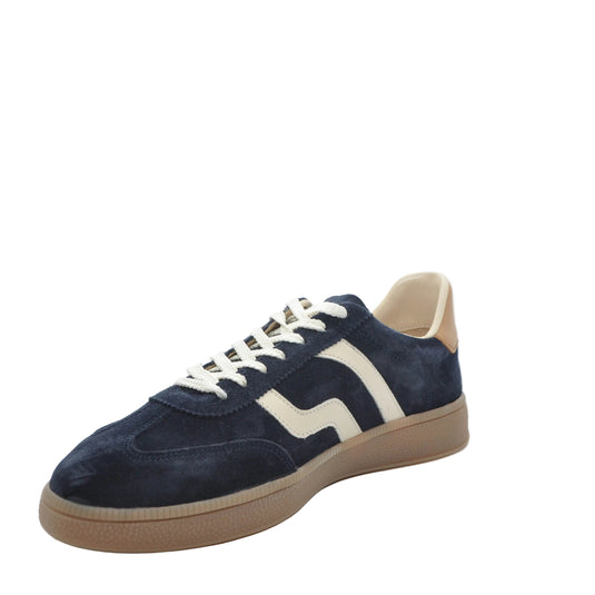 navy suede